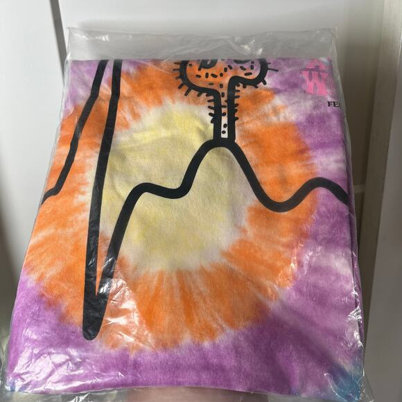 •NEW• Travis Scott Cactus Pulse Feeling Alive! Tie-Dye Shirt (93665-348) Men L - Picture 8 of 9